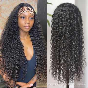 No shed easy install wigs wholesale 100% real human hair headband wig human hair wigs for black women